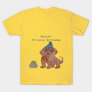 Woof! It's your Birthday T-Shirt